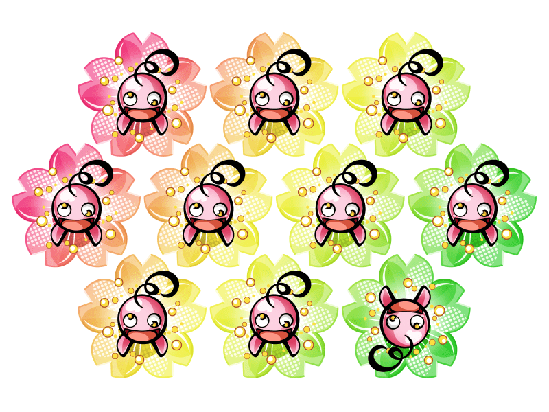 ナムナムくんの花畑