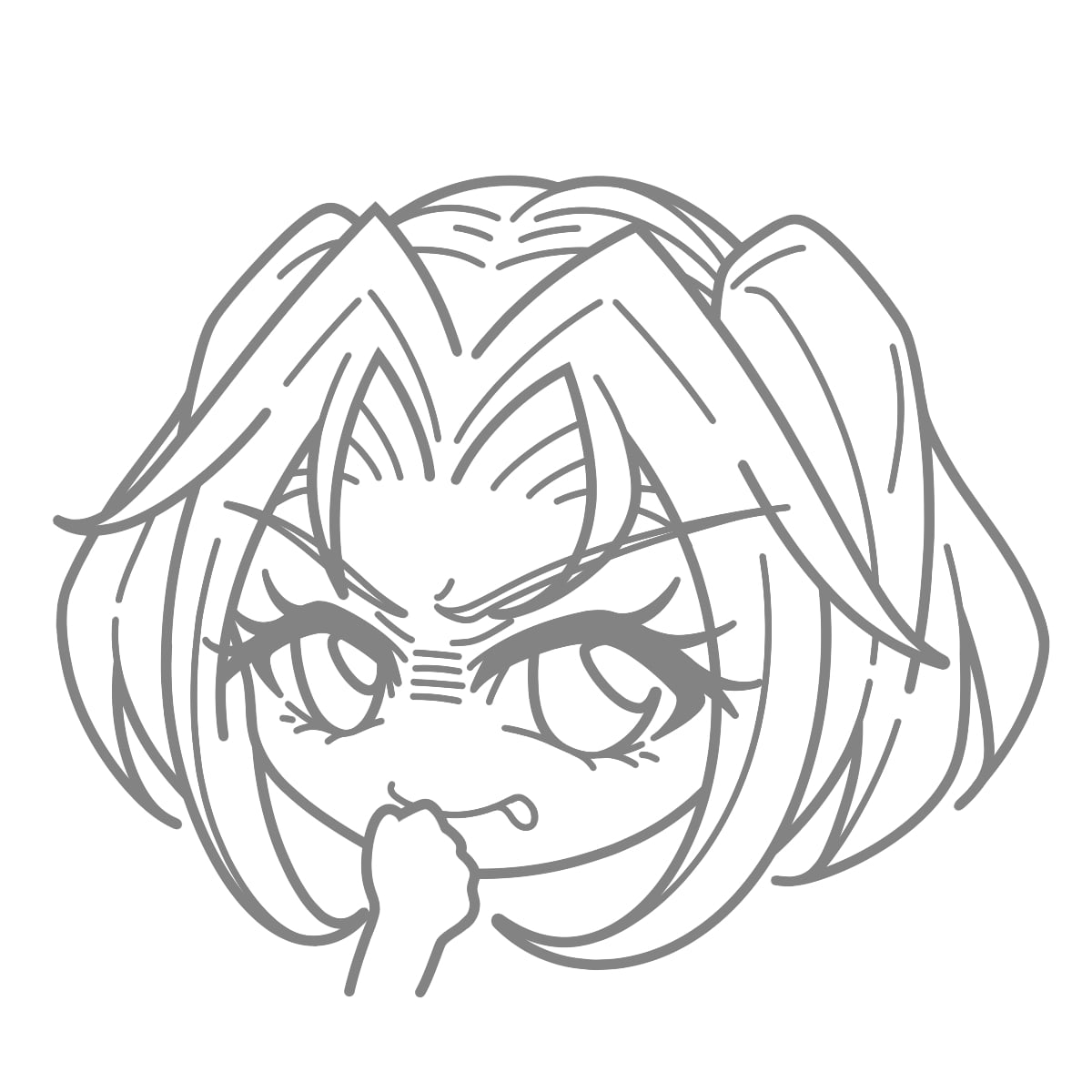 悪い顔をするパンドラちゃん