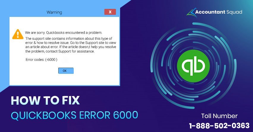 QuickBooks Error 6000 QuickBooks Error 6000
