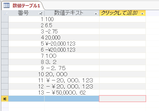 数値を表す文字列を数値型に変換する もう一度学ぶms Access