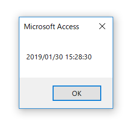 FileDateTime関数 - もう一度学ぶMS-Access