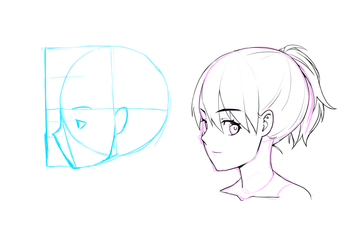 立体的な顔の描き方講座を受講しました あけるなる 立体的な顔の描き方講座を受講しました あけるなる