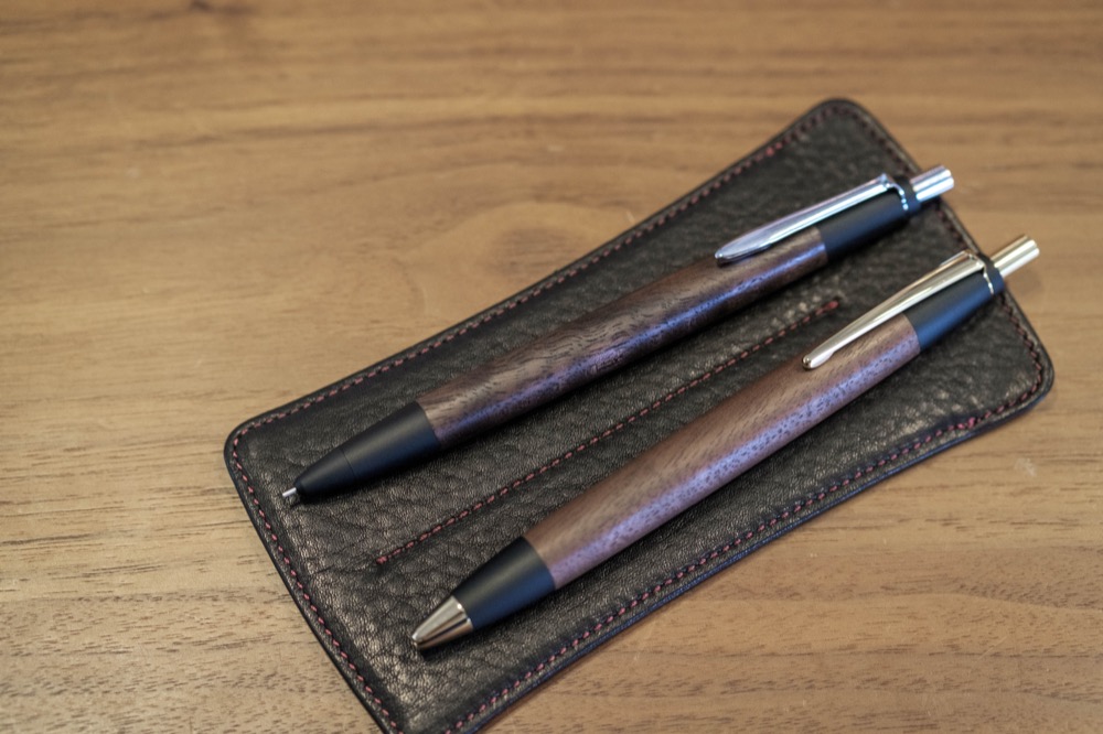 野原工芸 木製シャープペンシル 本体 新型 野原工芸 0.5mm シャープペンシル 木軸（野原工芸 栃縮杢