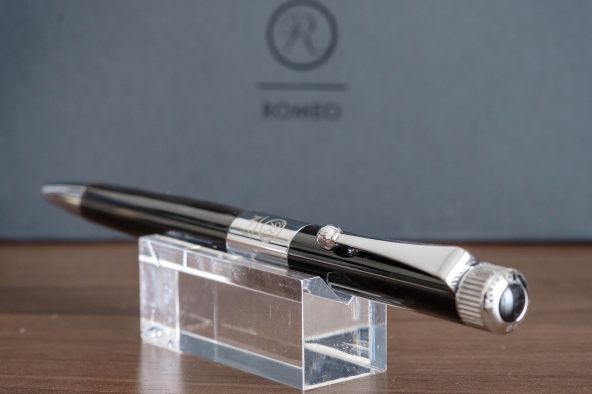 Romeo NO.3 BLACK ST 細軸　ボールペン ROMEO No．3 ボールペン レザー | 伊東屋オンラインストア