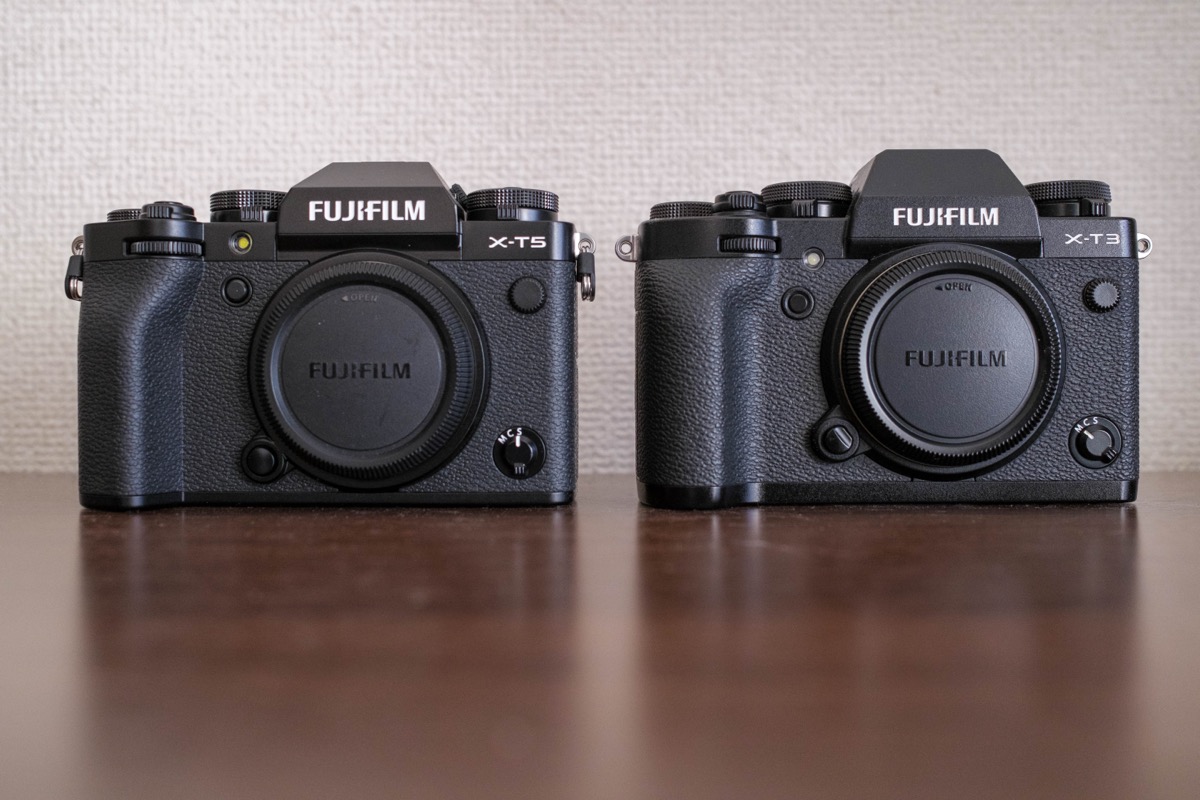 X-T5購入しました。今日はX-T3との比較 - カメライフログ