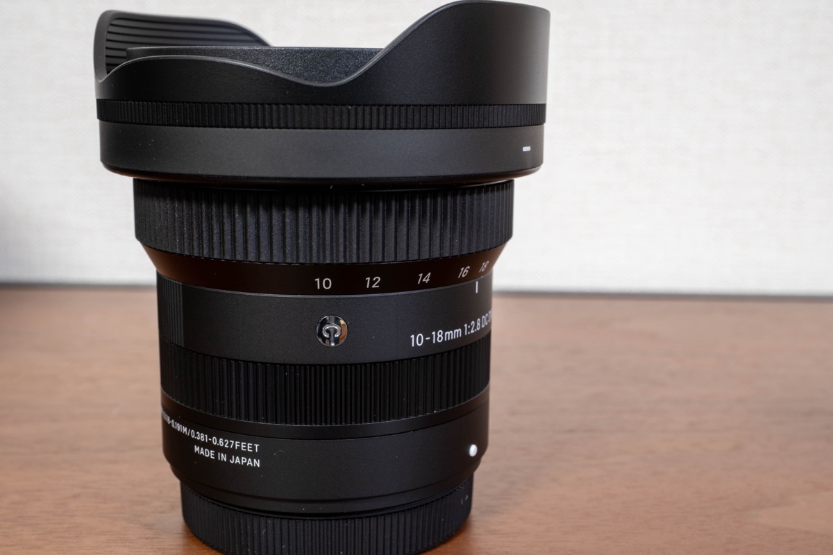 レンズレビュー：SIGMAシグマ10-18mm F2.8 DC DN Contemporary富士