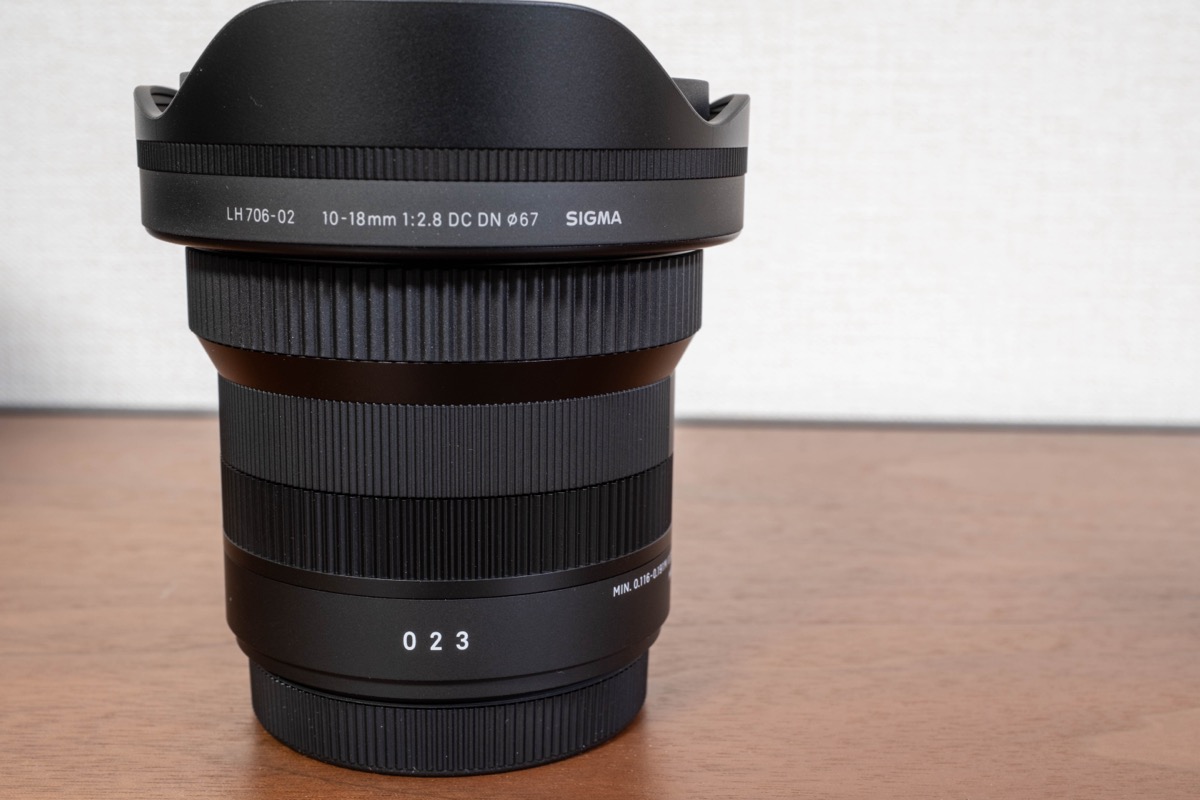 レンズレビュー：SIGMAシグマ10-18mm F2.8 DC DN Contemporary富士