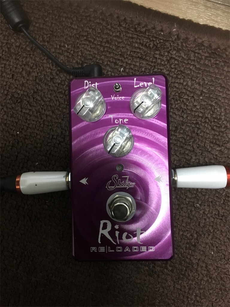 自作Suhr Riot Reloaded/9〜18V電源対応