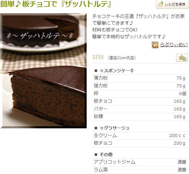バレンタイン チョコレートケーキの王様ザッハトルテのレシピ10選 不思議の国のアラモード