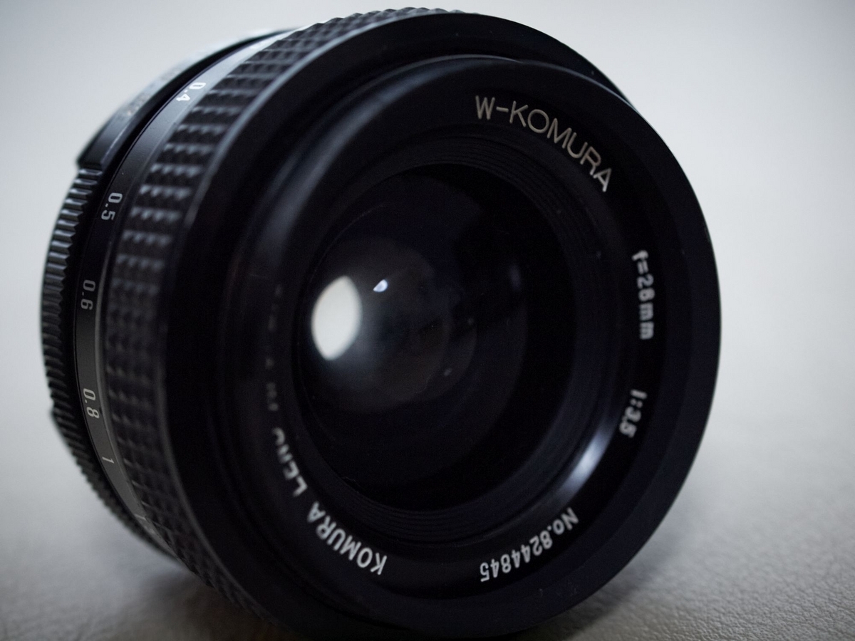 W-KOMURA 28mm F3.5 (UNI-AUTO) - Futatabi-Hajimeru