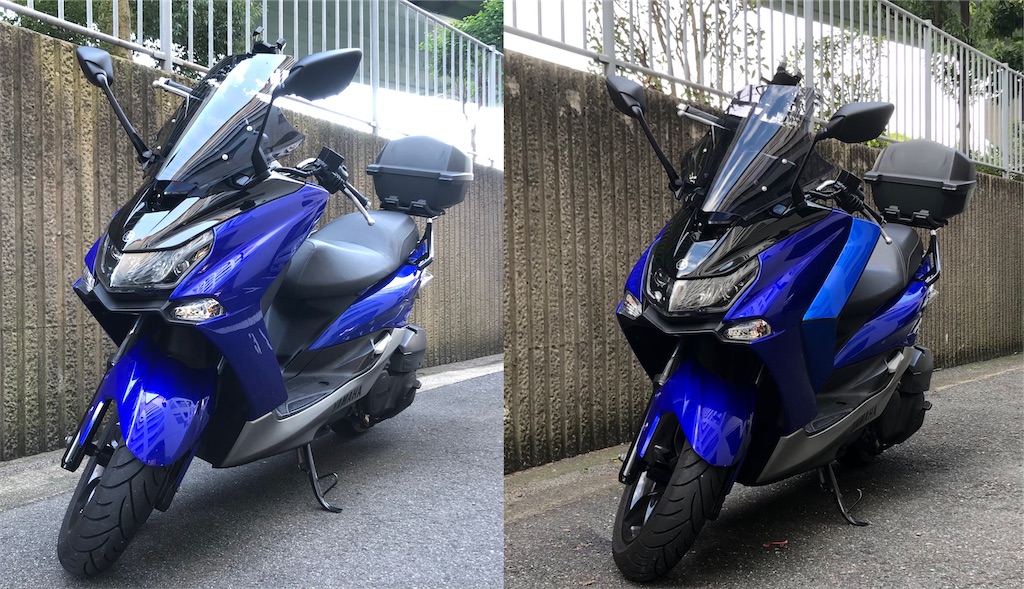 続・マジェスティS台湾SMAXインスタカスタム〜サイドバイザー装着