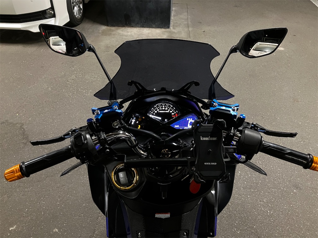 マジェスティSポン付けカスタム祭り①ハンドル周り大改造