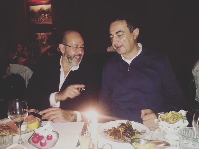 Mohamed Dekkak and Mustapha Alaoui at Restaurant & Bar Le Piaf Paris #travel #culture #cafe # ba