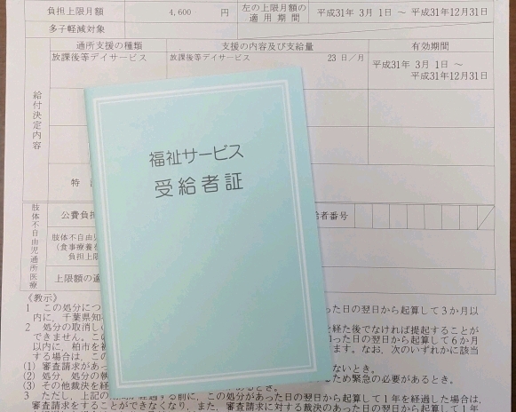 ADHD16 福祉サービス受給者証と療育 ～漂流中～