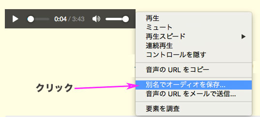 別タイプのオーディオプレーヤー