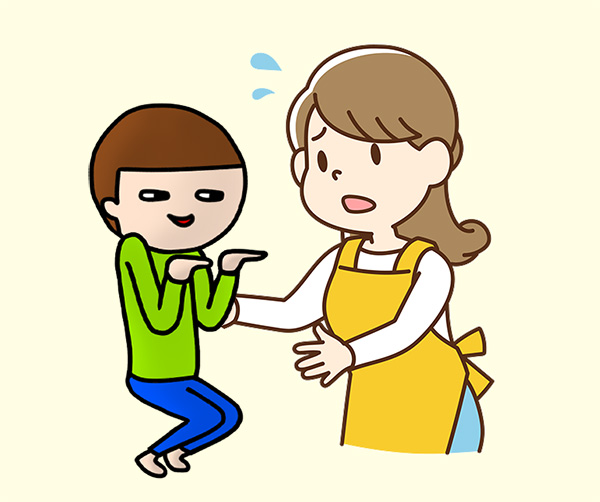 聞く耳を持たない子供