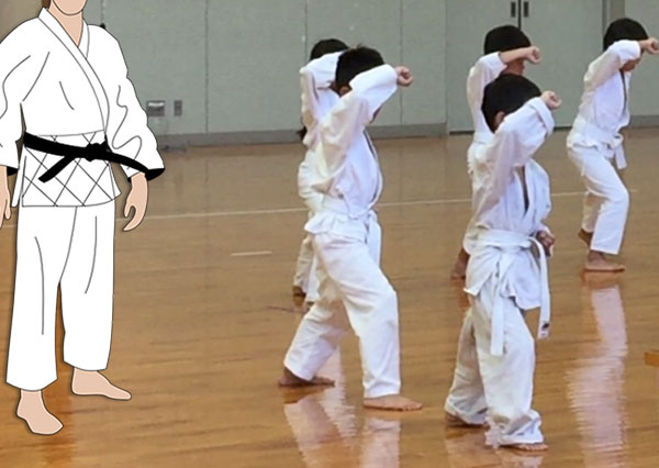 柔道の形を指導