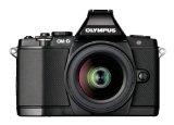 OLYMPUS ミラーレス一眼 OM-D E-M5 レンズキット ブラック 1605万画素 防塵 防滴 OM-D E-M5 LKIT BLK