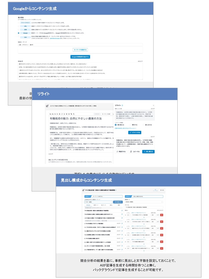 AIでSEOに強い文章を自動生成「Transcope（トランスコープ）」2