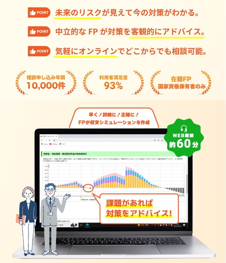 お金の未来マップファイナンシャルプランナーのクオリティ