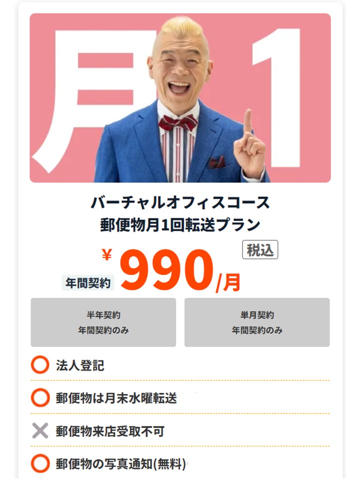 レゾナンス月一回転送プラン