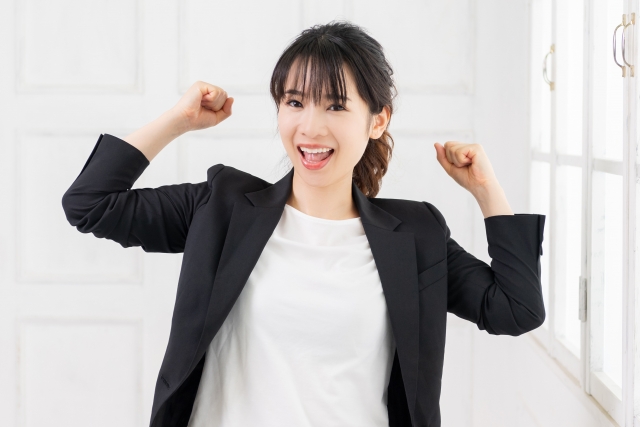 うれしい女性