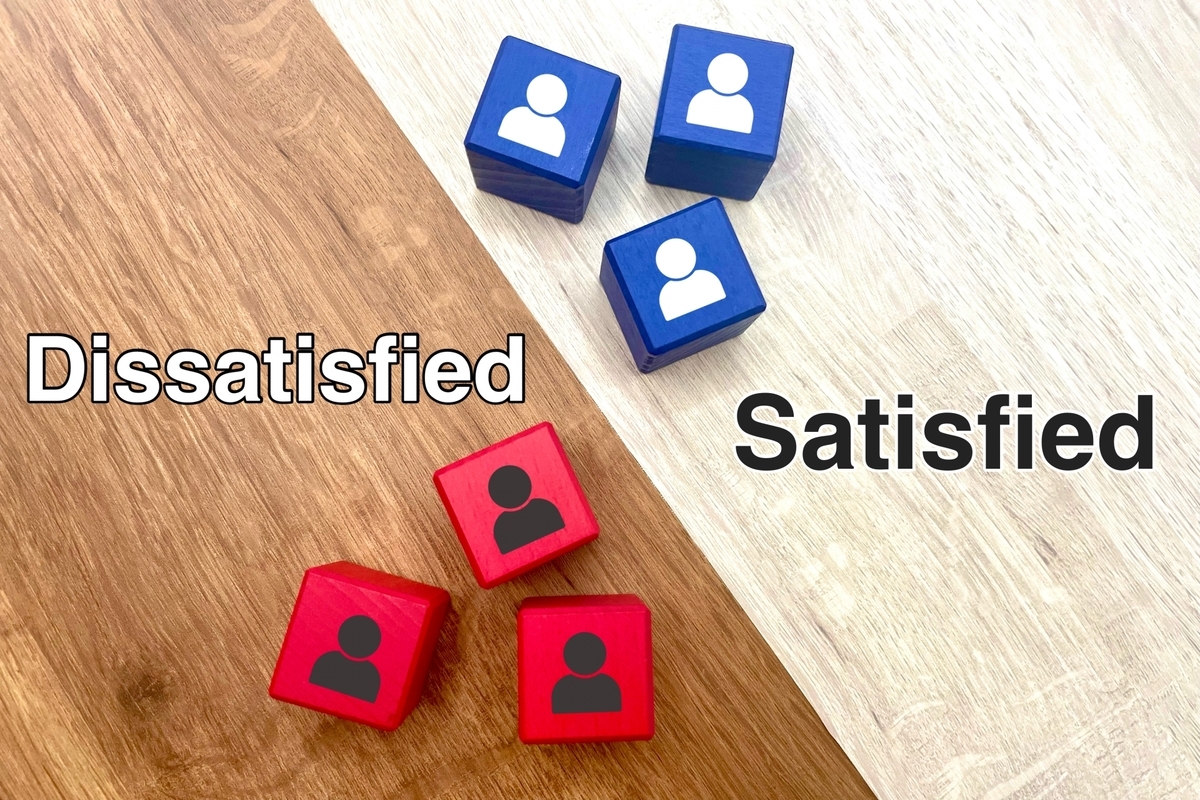 満足と不満