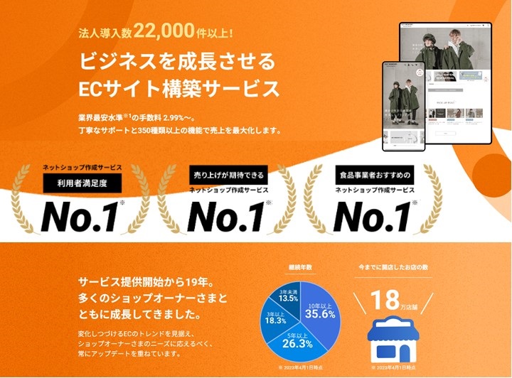 カラーミーショップが選ばれる理由