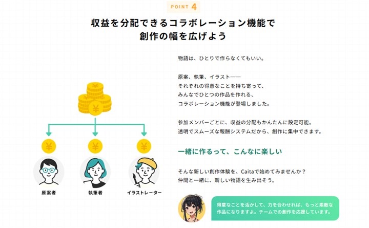Caita編集者機能ポイント4