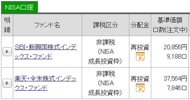 マクロミルポイ活NISA口座投資実績