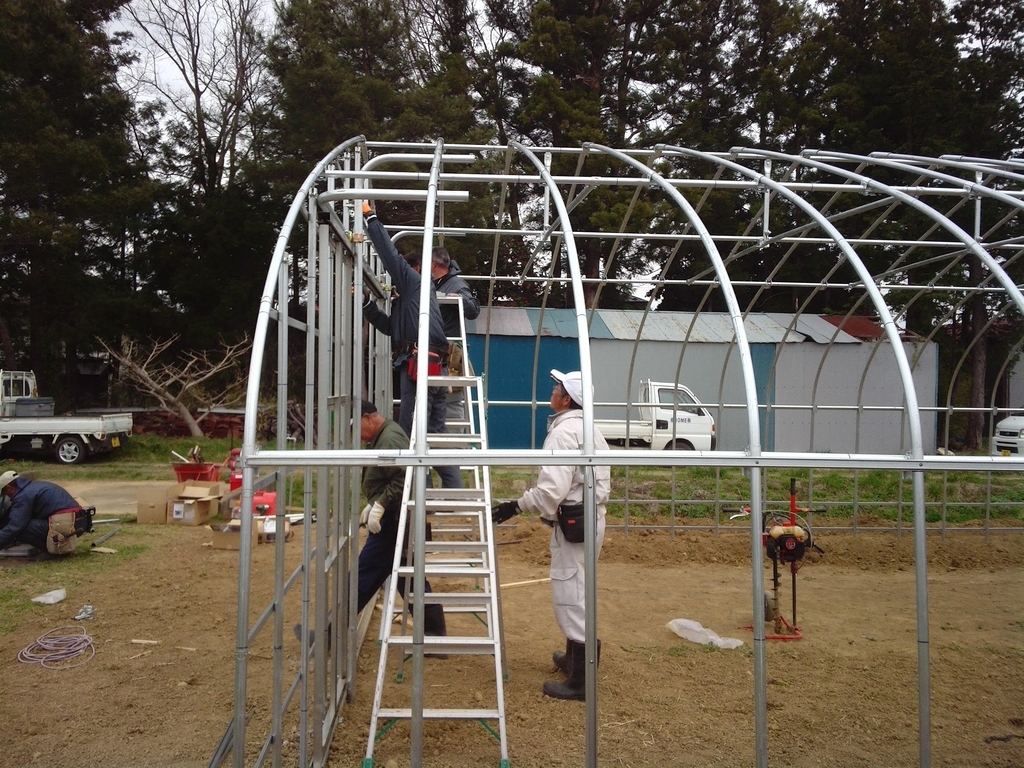 間口7．2m」32㎜のパイプハウス - イケックス「養液栽培肥料・資材