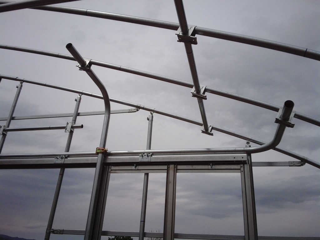 間口7．2m」32㎜のパイプハウス - イケックス「養液栽培肥料・資材