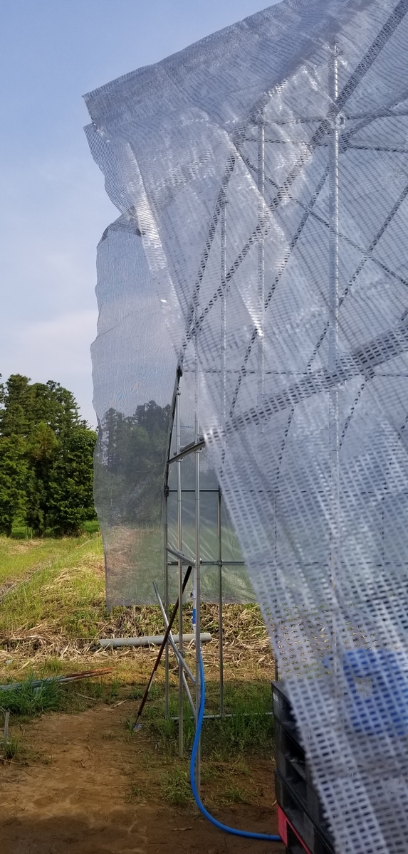 寒冷紗　ビニールハウス　畑　ふあふあ　6m × 35m 遮光率40% シルバー 寒冷紗ビニールハウスふあふあ6m × 35m 遮光率40% シルバー