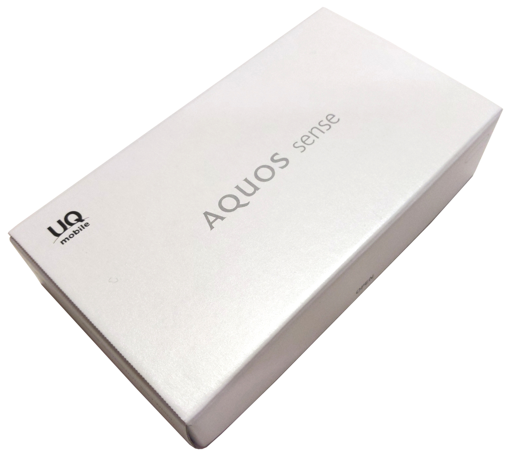 AQUOS、sense、外箱