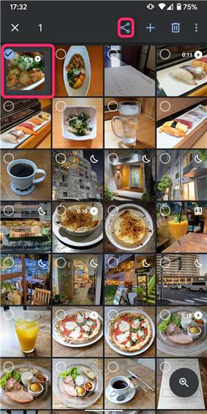 Googleフォト、動画