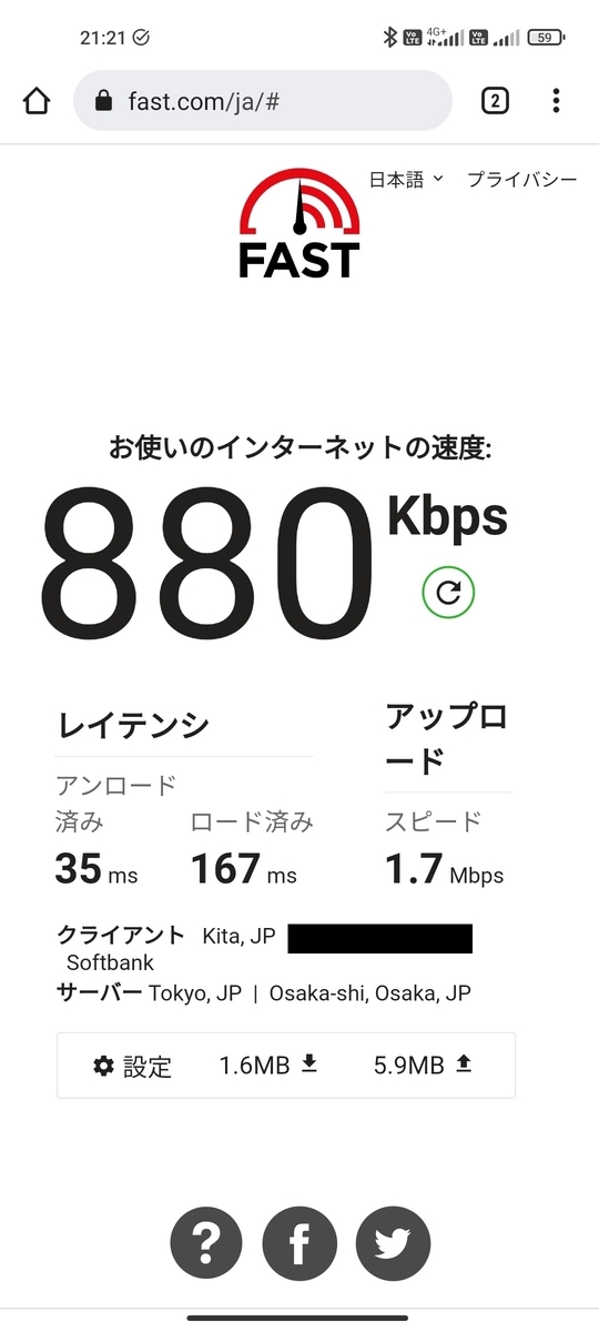 LINEMO、低速モード、通信速度