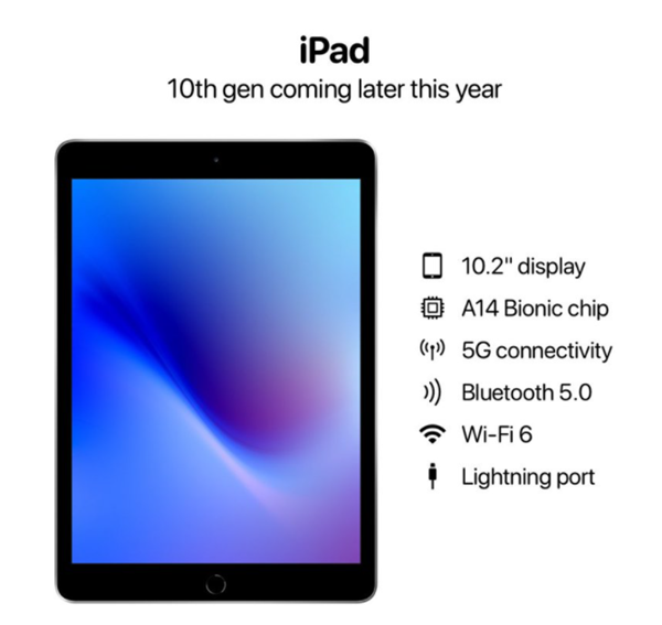 iPad 第10世代、イメージ