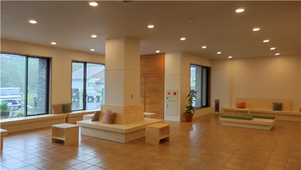 ホテルベアモンテ、大浴場手前、待合室