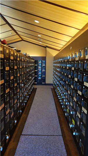 北海道旭川、日帰りサウナ、御料乃湯、靴箱