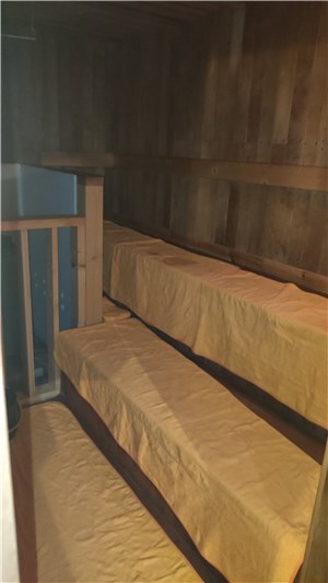 北海道旭川、銀座サウナ、サウナ室