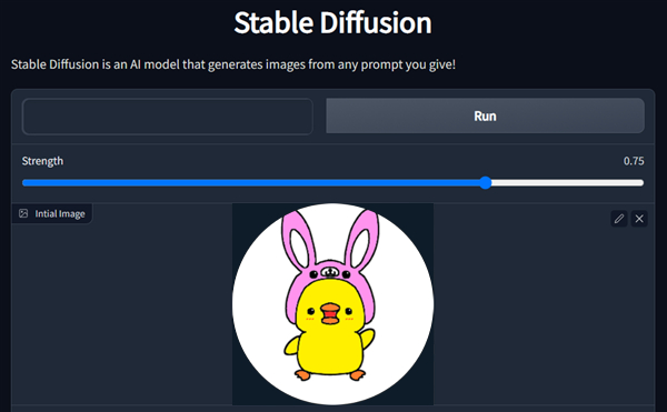 Stable Diffusion、あひるうさぎアバターその1、黒枠あり、アップロード