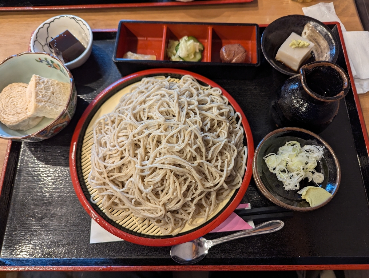 ゆばせいろの定食