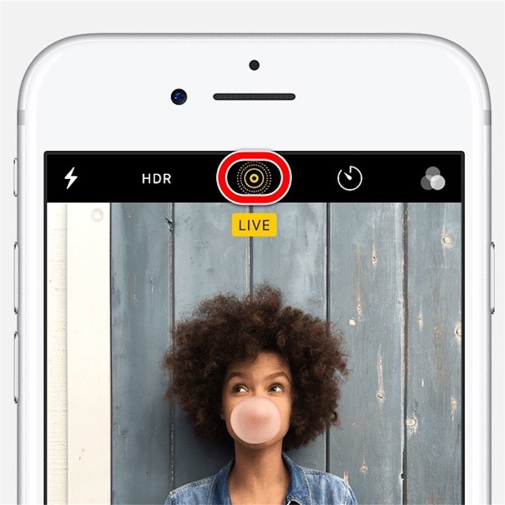 iPhoneカメラのLive Photos(ライブフォト) iPhoneカメラのLive Photos(ライブフォト)