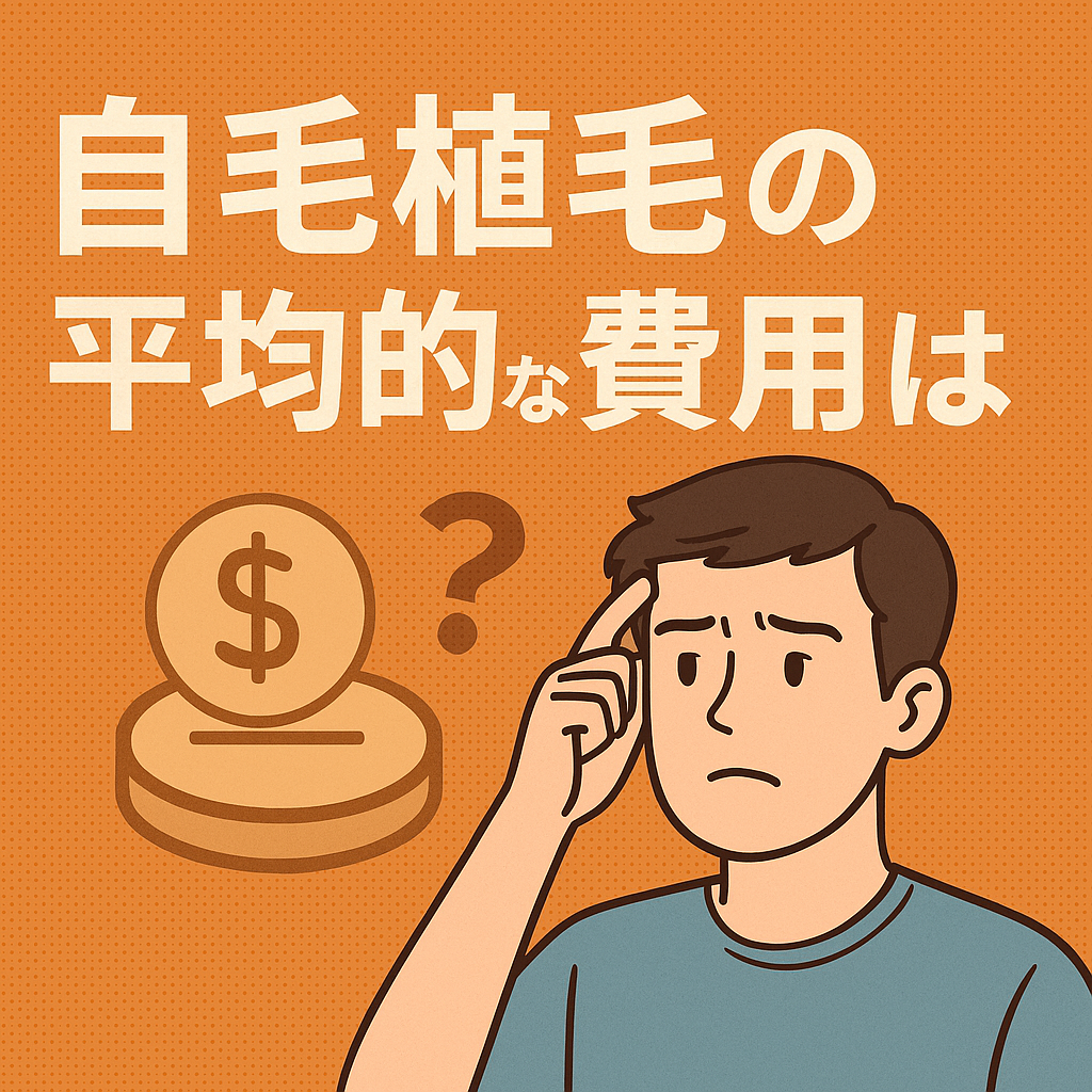 自毛植毛の平均的な費用は？