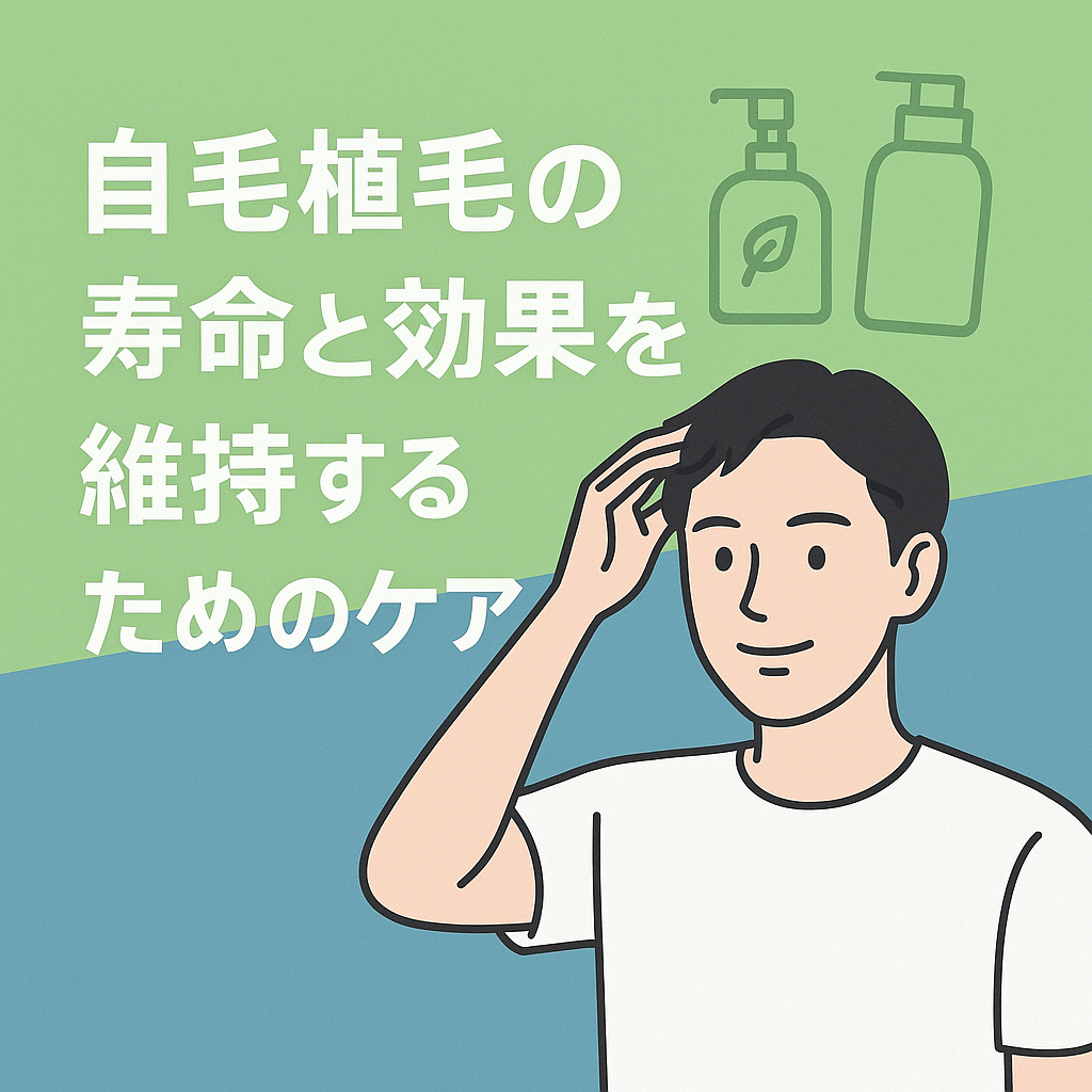 自毛植毛の寿命と効果を維持するためのケア