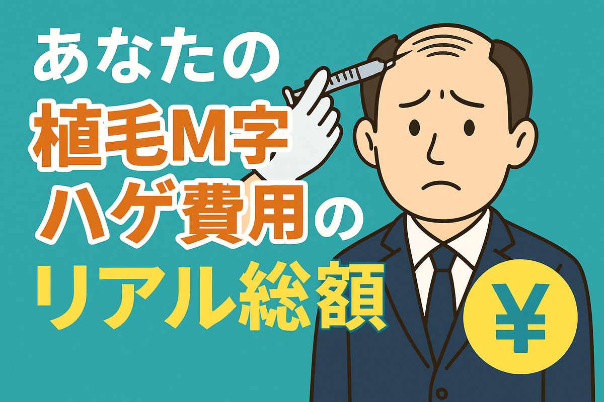 【宮崎在住者の料金診断】植毛m字ハゲ費用、あなたの場合はいくら？3ステップでわかるリアル総額