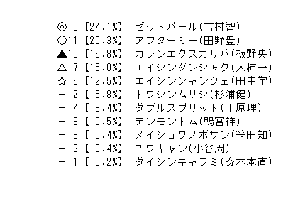 20210202 姫路11r 小野市白雲谷温泉ゆぴか特別ｂ１ ｂ１ ４歳以上特別 競馬aiゆま牧場