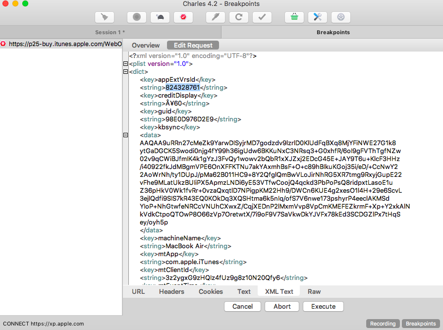 Mac Iosアプリの旧バージョンがダウンロードできる Charles の使い方 あいあすのブログ