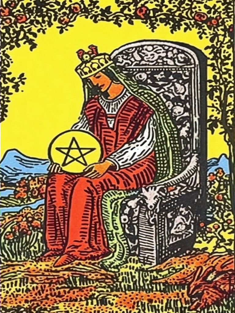 タロットカード】『ペンタクルのクイーン』の意味とは？ メッセージやアドバイスを紹介！ - マドモアゼルGPTのAIタロット占い