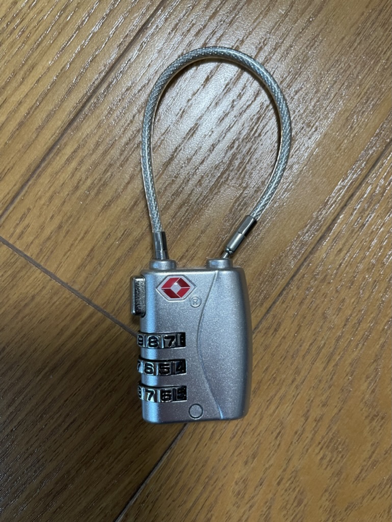 【ミニマリストが選ぶ海外旅行の持ち物】南京錠2種類